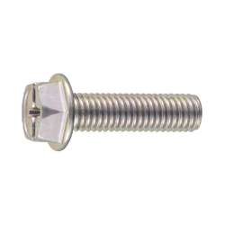Cross-Recessed/Slotted Hexagon Flange Screw HXB-STC-M6-12