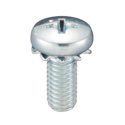 External Tooth Washer Integrated Phillips Head Binding Screw (External Tooth W) CSPBDS-STU-M3-6