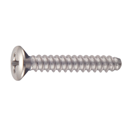 Cross Recessed Raised Countersunk Head Tapping Screws, 2 Models B-0 Shape CSPRDS2-SUSTBS-TP4-16