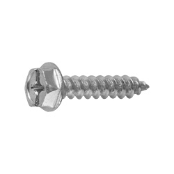 Cross-Head / Slotted (+-) Flanged Hex Head Tapping Screw, Class 1, Shape A HXBS-STCB-TP5-25