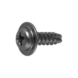 Cross Recessed Pan Washer Head Tapping Screws, 2 Models Grooved B-1 Shape CSPPNSM2-STC-TP4-12