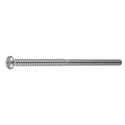 Cross Recessed Pan Head Tapping Screws, 2 Models with Guide, BRP Shape, G=40 CSPPNSG40-SUS-TP5-80