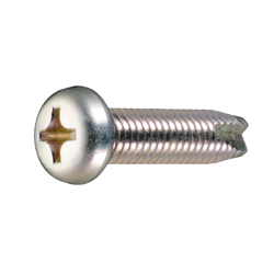 Cross Recessed Pan Head Tapping Screws, 3 Models Grooved C-1 Shape SPPPNSM-ST3W-TP3.5-10