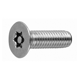 TRF/Tamper-Proof Screw, Stainless Steel Pin, Small Plate TRX Screw (UNC) CSXCSH-SUS-UNCNO.10-1+1/2