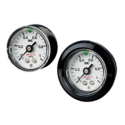Pressure Gauge, Oil-Free / External Parts Copper-Free Pressure Gauge / With Limit Indicator G46E Series G46E-15-02M