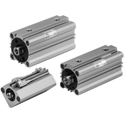 Compact Hydraulic Cylinder / Double Acting, Single Rod CH□QB Series