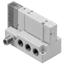 5-Port Solenoid Valve, Plug-In, SY3000/5000/7000 Series, Single Unit / Sub-Plate Type SY3100-5R1-W1-01
