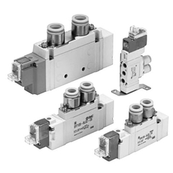 5-Port Solenoid Valve Body Ported Single Unit SY9000 Series