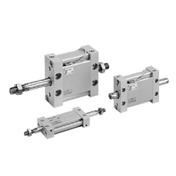 MUW Series Plate Cylinder, Double Acting, Double Rod