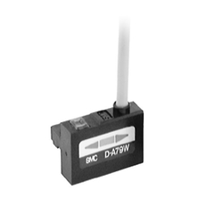 2-Color Indication Type Reed Auto Switch, Rail Mounting-Style, D-A79W