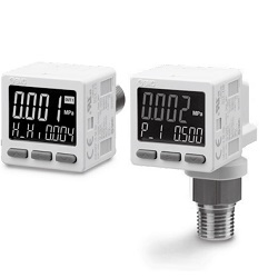 2+ Analog Output 3-Screen Display for General Fluid Digital Pressure Switch, ZSE20C(F) / ISE20C (H) ISE20C-R-M-02-WA1-X500