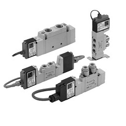 Intrinsically Safe Explosion-Proof Structure Certified, 5-Port Solenoid Valve, Direct Piping Type 51-SY5000/7000/9000