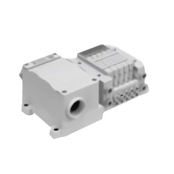 5-Port Solenoid Valve, Plug-in, Connector Connection Base, Terminal Block Enclosure Compatible, Rechargeable Battery Compatible, 25A-SY5000 Series, Manifold