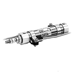 Air Cylinder, Standard Type, Double Acting, Single Rod, Compatible With Rechargeable Batteries, 90-CDJ2 Series