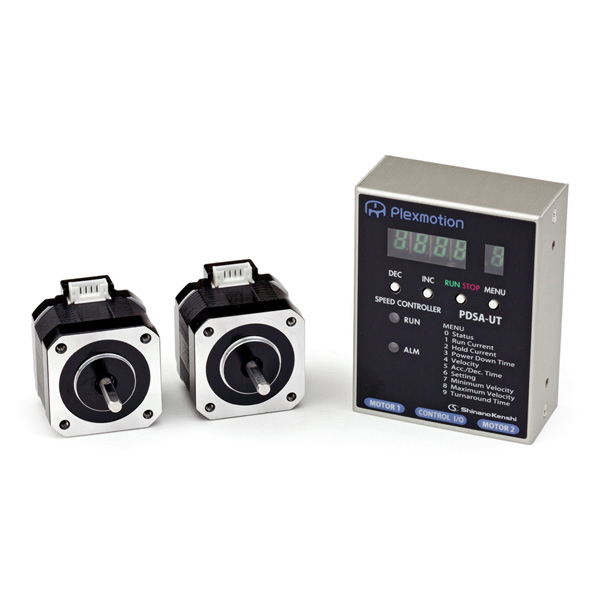 Two-Shaft Simultaneous Drive Speed Controller and Double Stepper Motor Set CSA-UT Series