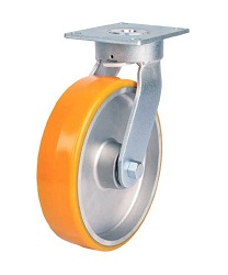 Heat Resistant Caster For High Load Weight Use (Maintenance-Free Urethane Wheels), Independent