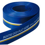 Hose for Civil Engineering, Piping, and Air-Conditioning, Eco-Flat Hose ECO-50-10