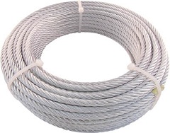 Plated wire rope JIS-certified product