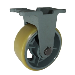 Fixed Axle with Urethane Wheels for Heavy Loads (UHB-k Type) FCD Ductile Formed Fixture UHB-K200X50