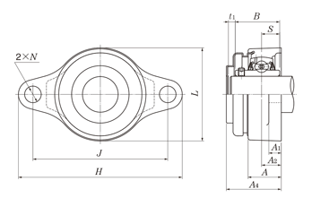 Stainless steel flange type drawing 3