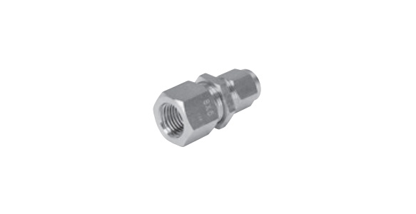 Appearance of Tube Fitting Stainless SUS316 Compression Fitting - Female Bulkhead Straight