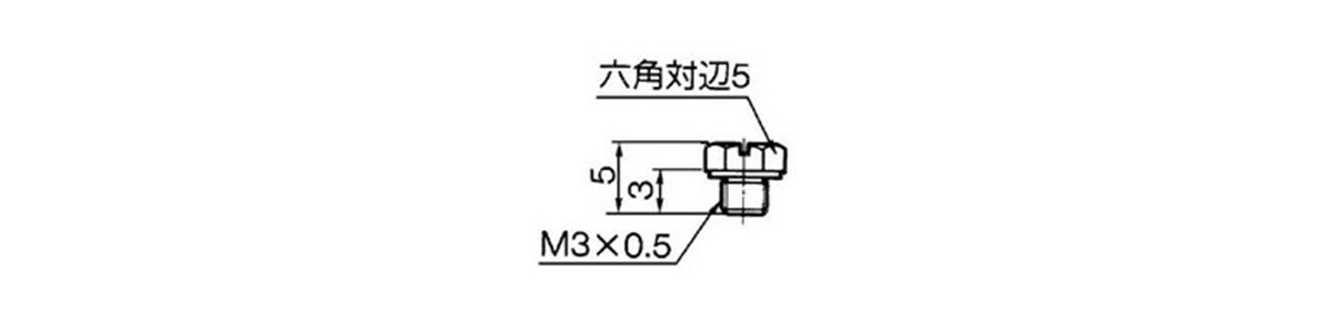 Plug M-3P outline drawing 