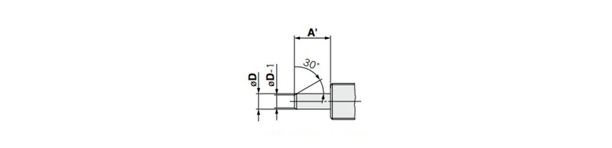 Without rod-end thread (CJP2B6 to 16)