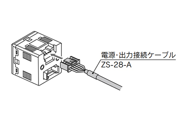 Option 1: PFM3□□-□L (power supply / output connection cable)