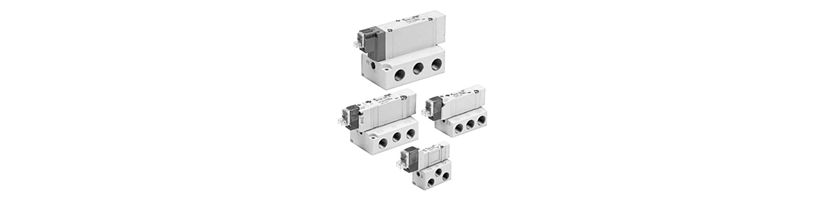 5-Port Solenoid Valve, Base Mounted, Single Unit SY3000/SY5000/SY7000/SY9000 Series external appearance