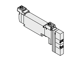 D: Sliding locking type (hand-operated) external appearance