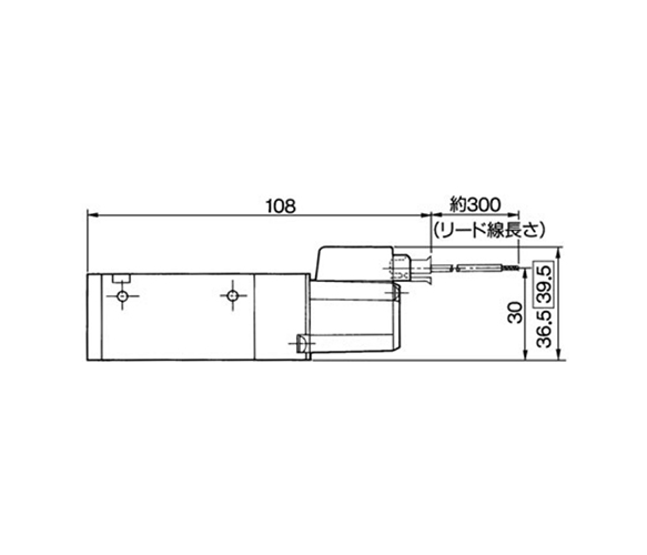 M plug connector (M) VZ5120-□M□□-01 dimensional drawing