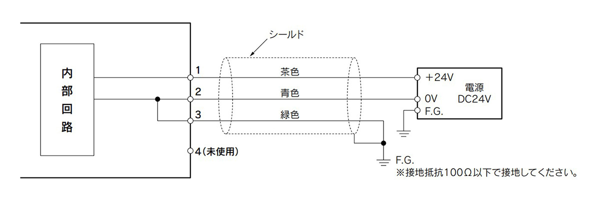 Ionizer (IZS40) connection circuit diagram