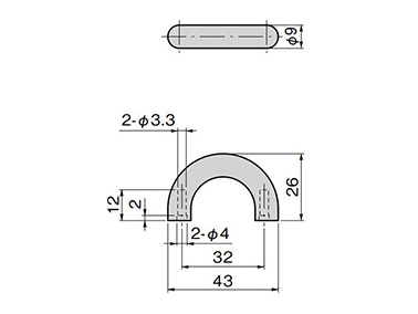 AP-525-5 dimensional drawing