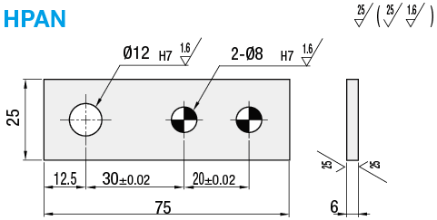 Pivot Plates - Standard Type (Metric):Related Image