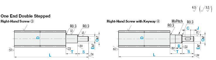 Lead Screws/One End Double Stepped:Related Image