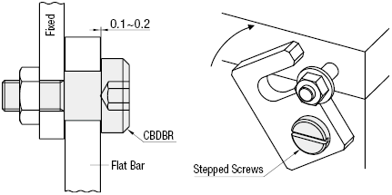 Fulcrum Pins - Straight Slot Groove:Related Image