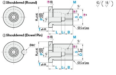 Bushings for Inspection Components/Stepped and Threaded for Taper Pins/Shouldered:Related Image