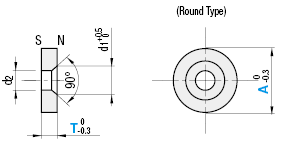 Magnets/Countersunk/Round:Related Image