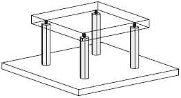 MISUMI Hexagonal Posts, Coarse Thread, Configurable Length, One End Threaded, One End Tapped, Standard Model Customizations