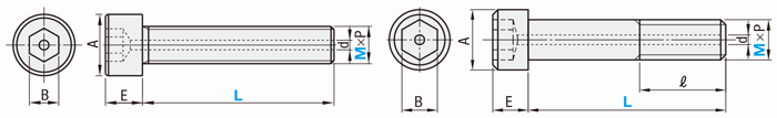 [Clean & Pack]Hex Socket Head Cap Screws with Through Hole: Related Image