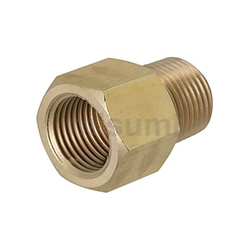 Economy Series Screw-In Fittings for Low Pressure, Brass, Equal Dia., Female/Male Bushing