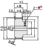 110300405850 Timing Pulleys S2M Type Shape B