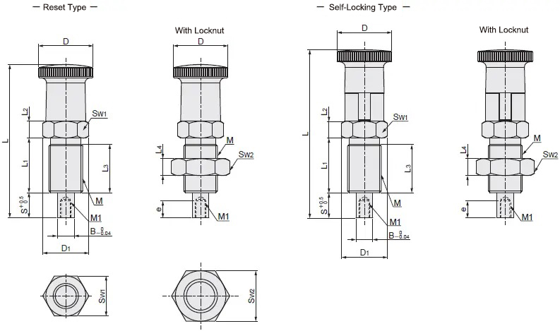 Plunger Dimensional Drawing