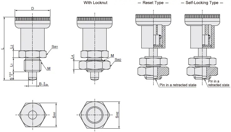 Plunger Dimensional Drawing