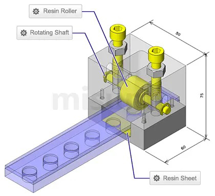 MISUMI Rotary Shafts Both Ends Stepped Full Range of Selections