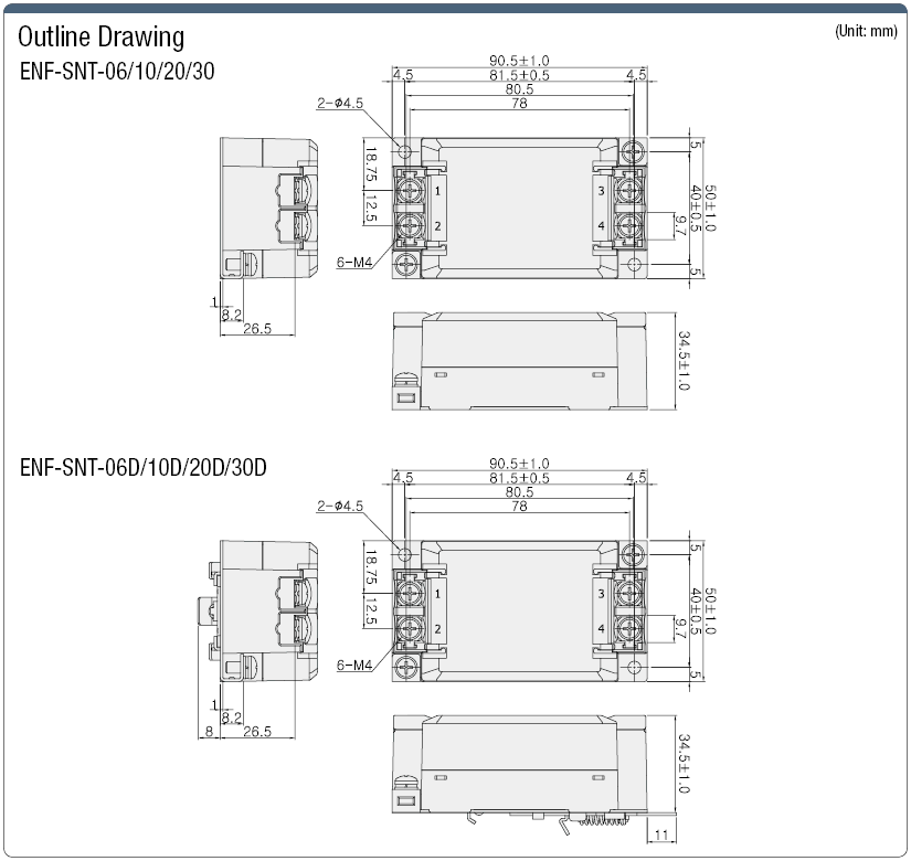 Noise Filter (Single-Phase, Standard, Value Product):Related Image