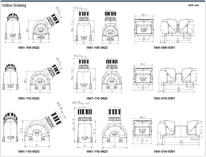 Han-Eco Hood/Housing Waterproof Connector:Related Image