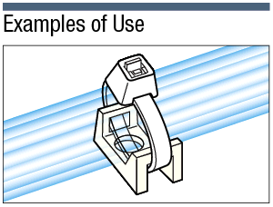 Cable Tie Fixture (Screw Fastening Model)_4:Related Image