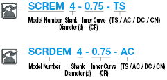 Carbide Straight Blade Inner R Cutter, 2-Flute, Standard Tip Diameter Rounded Type:Related Image