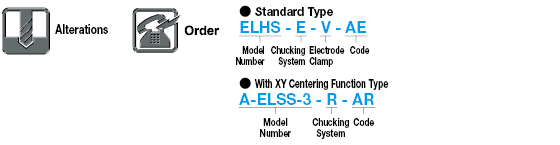 Universal Holder for Electrode, XY Center Adjustment Function Model (Collet Chuck Model):Related Image